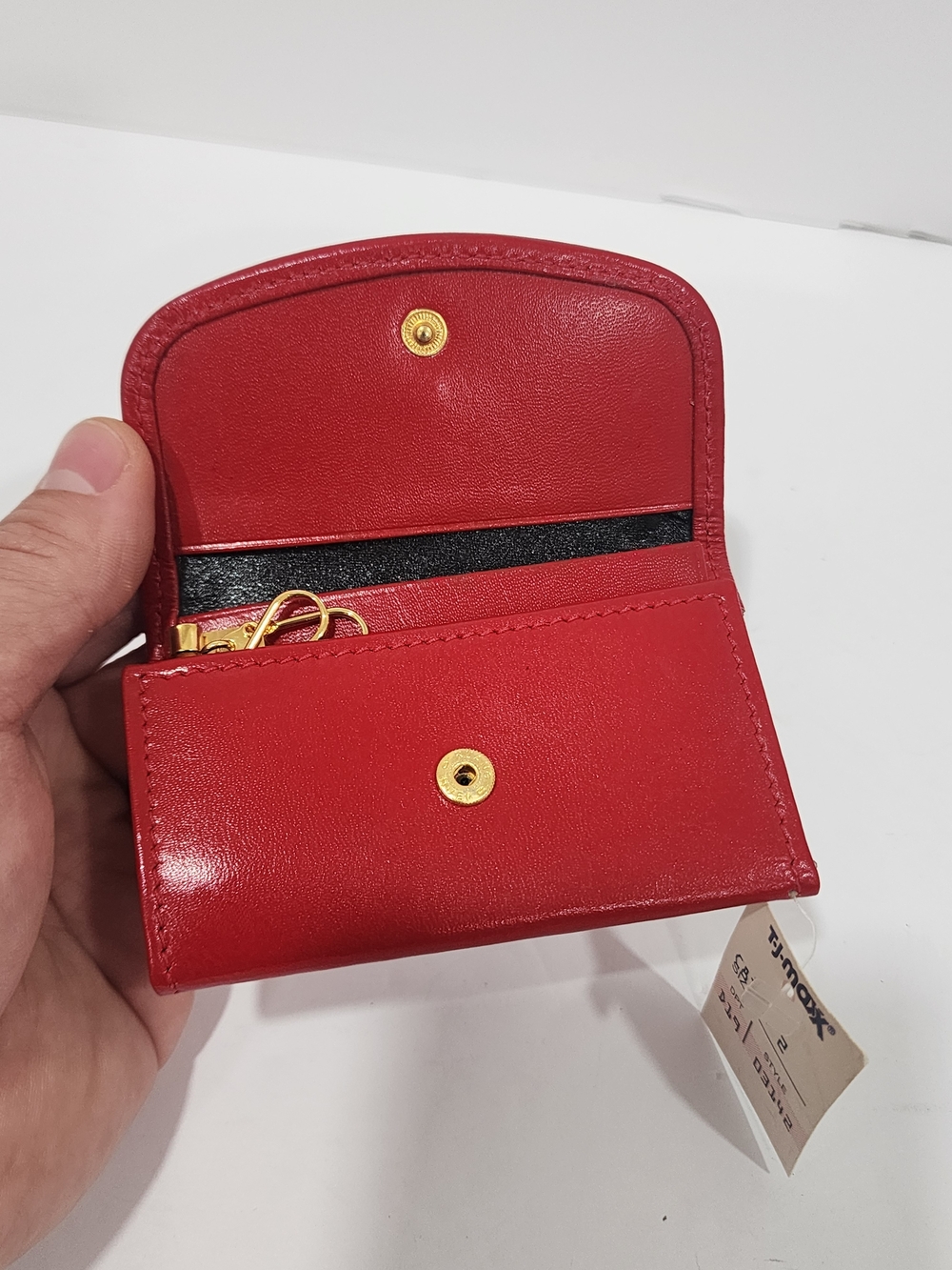 Vintage Christian Dior Red Leather 6 Key Case Holder Case - Picture 5 of 12